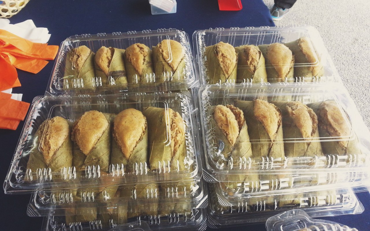 Kuih Sopang kuah santan pekat tradisi Johol