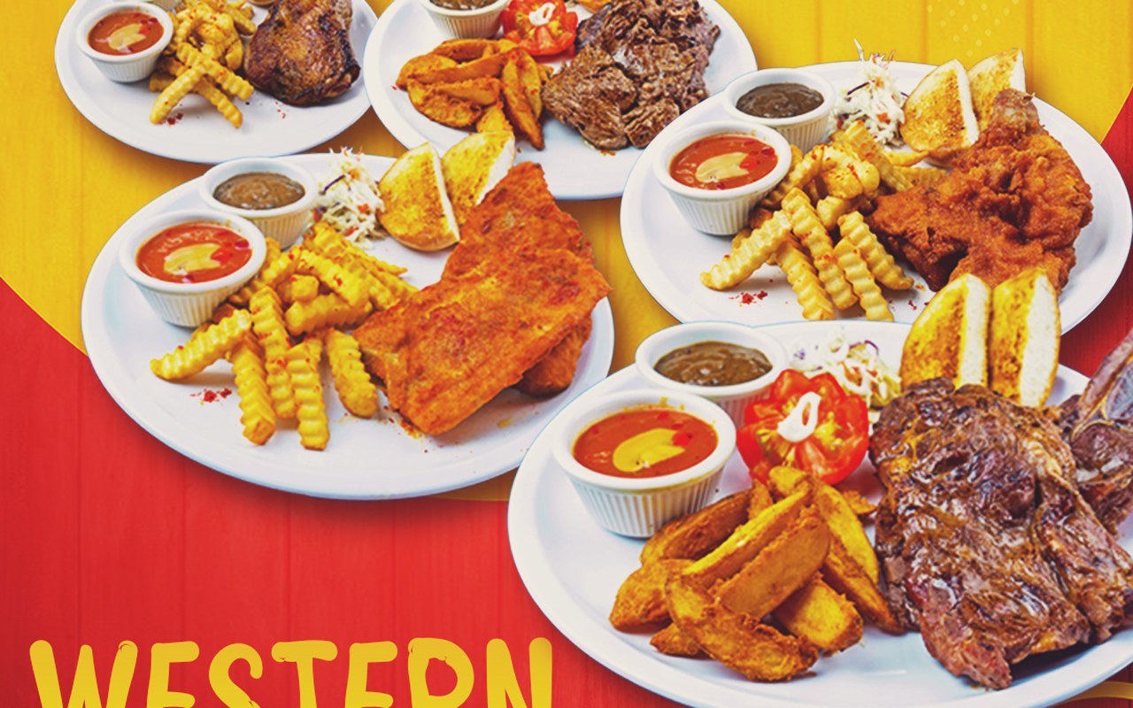 Set talam Western platter King's Char Kuey Teow PD